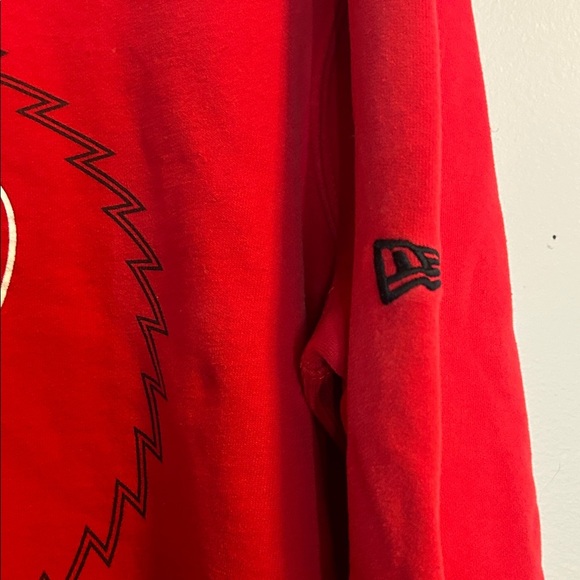 New Era Red Crewneck Men's Sweater - Picture 3 of 10